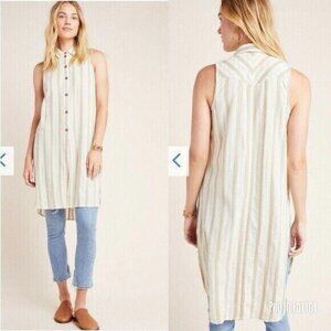 Anthropologie Delphine Textured Tunic dress Size Small S‎